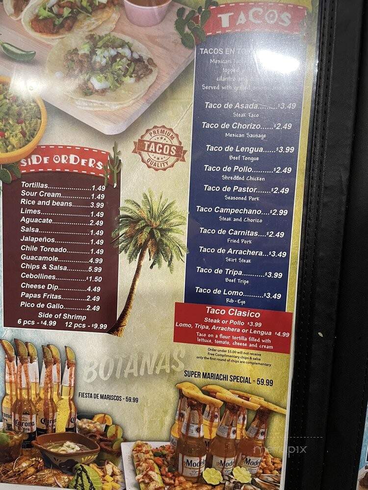 El Mariachi Mexican Restauranit - Louisville, KY menu_pic