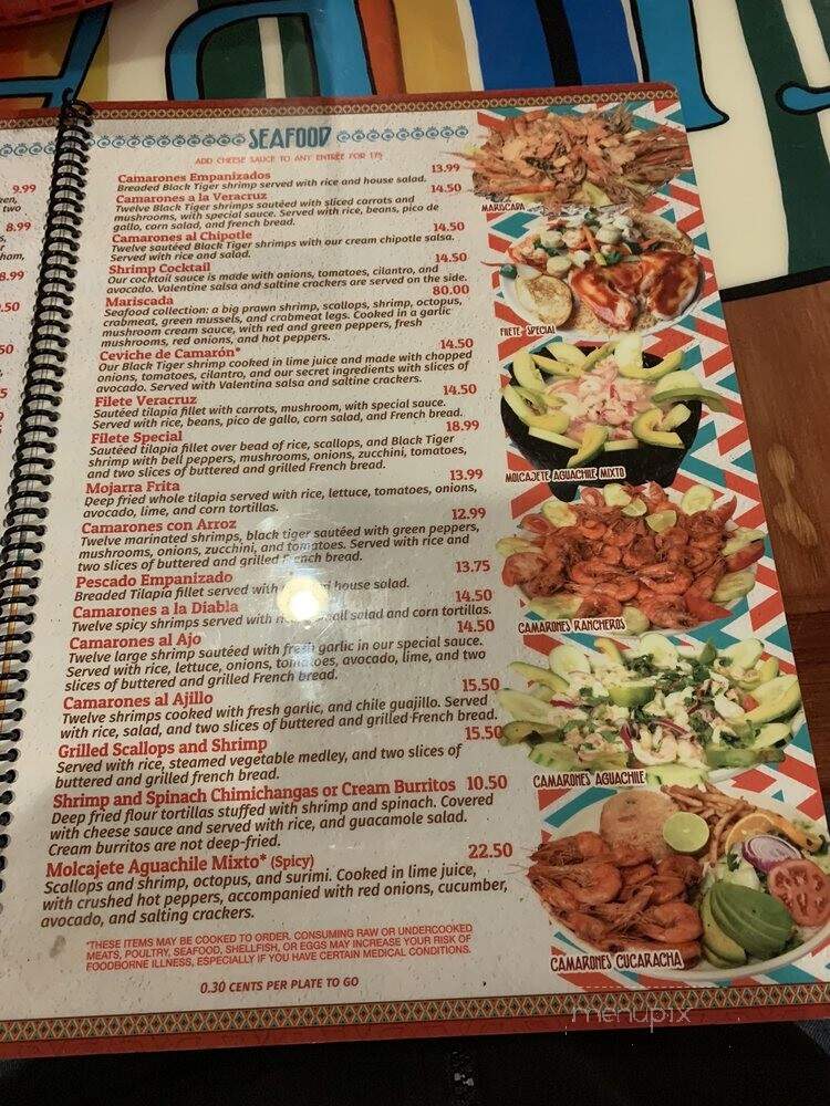 El Paso - Hickory, NC menu_pic