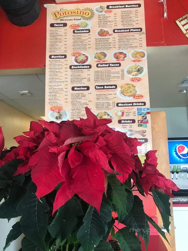 El Potosino - Tucson, AZ menu_pic