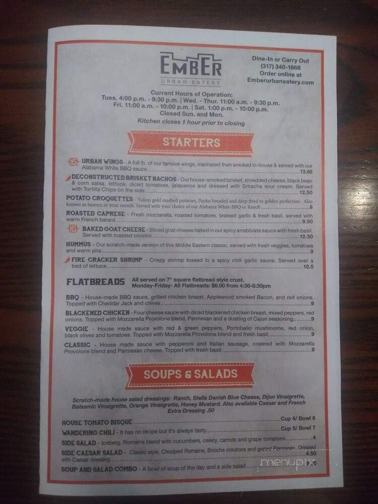 Ember Urban Eatery - Indianapolis, IN