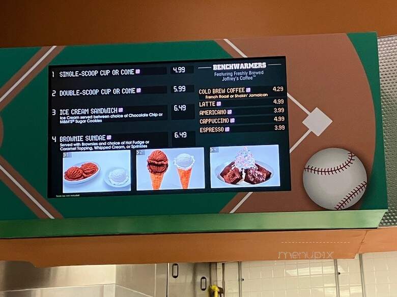 End Zone Food Court - Lake Buena Vista, FL menu_pic