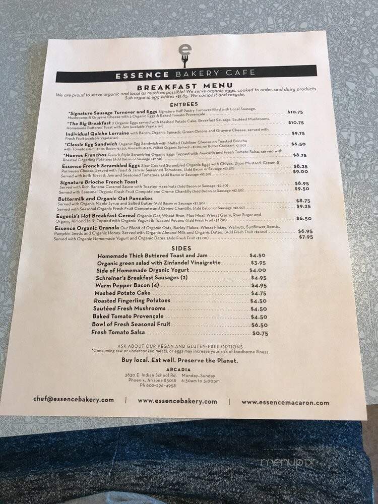 Essence Bakery Cafe - Phoenix, AZ