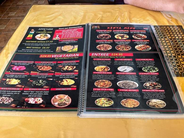 Fasika Ethiopian Restaurant - Fresno, CA menu_pic