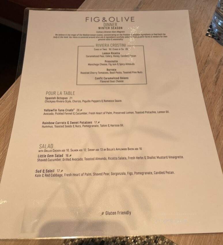 Fig & Olive - Newport Beach - Newport Beach, CA menu_pic