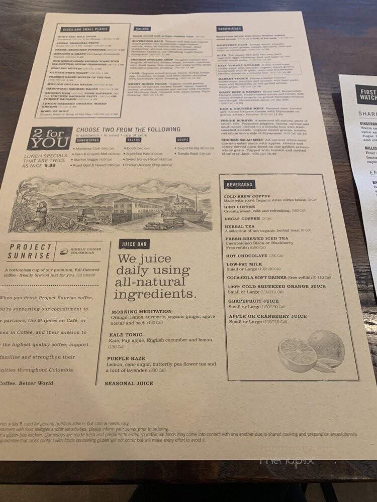 First Watch - Indianapolis, IN menu_pic