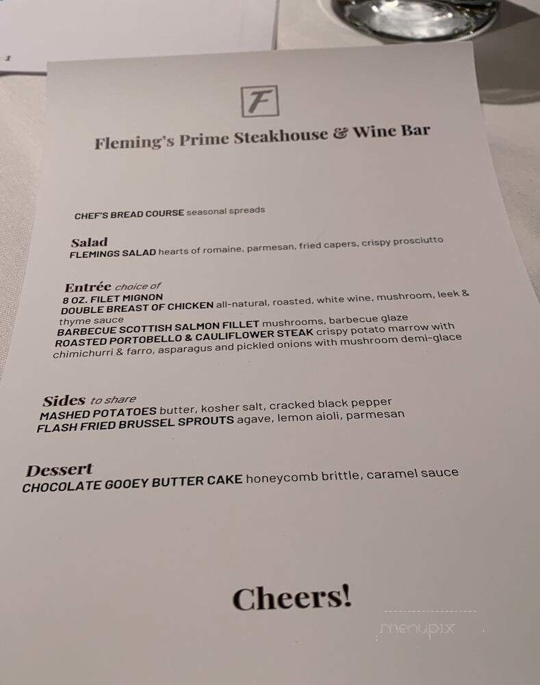 Fleming's Steakhouse - West Hartford, CT menu_pic