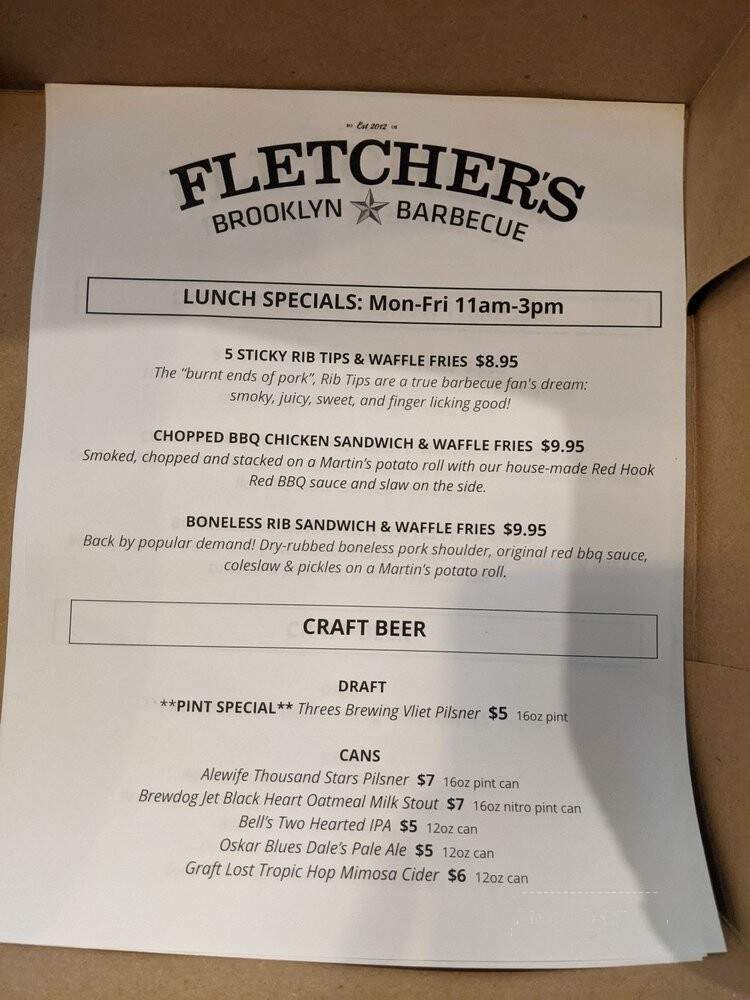 Fletcher's Brooklyn Barbecue - Brooklyn, NY