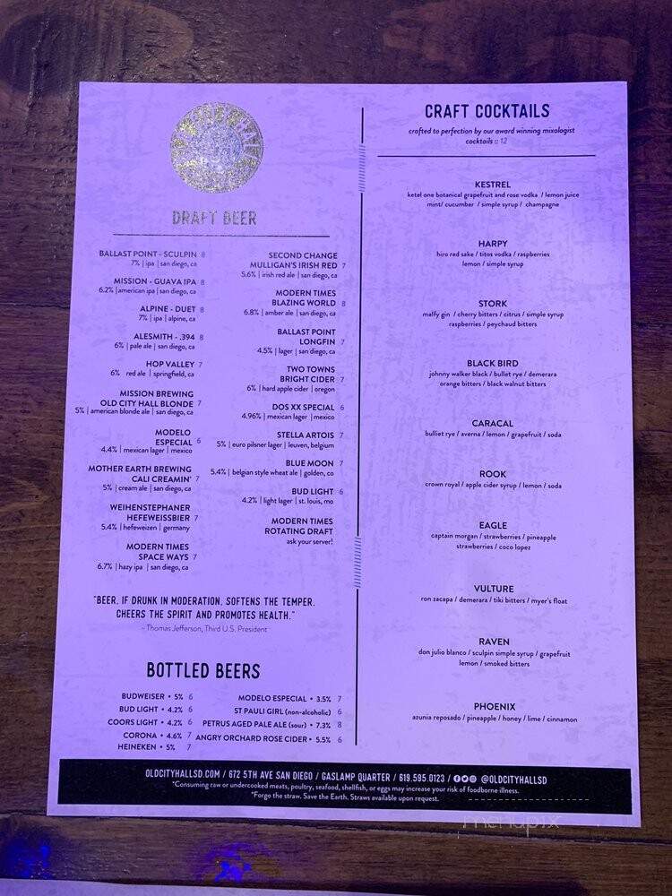 Florent Restaurant & Lounge - San Diego, CA menu_pic