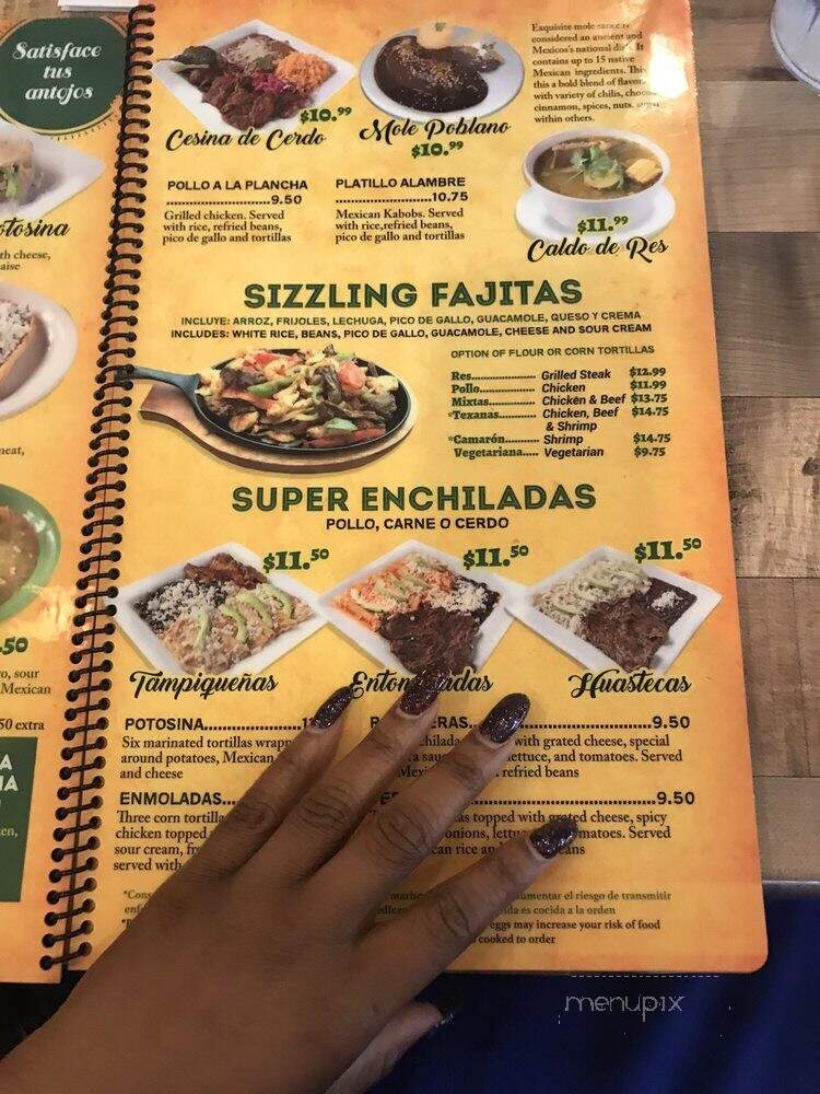 Fonda La Taquiza - Charlotte, NC menu_pic