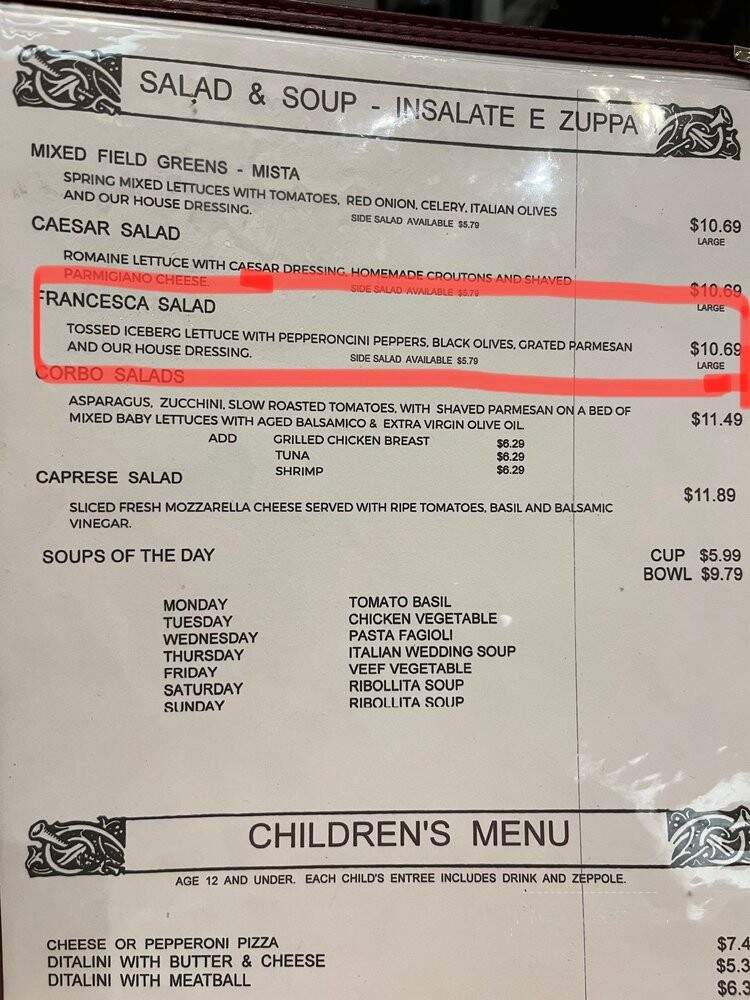Fratello's Italian Market & Deli - San Antonio, TX menu_pic