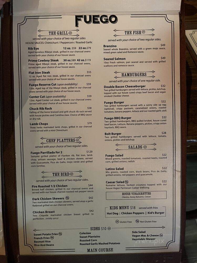 Fuego by Mana - North Miami Beach, FL menu_pic
