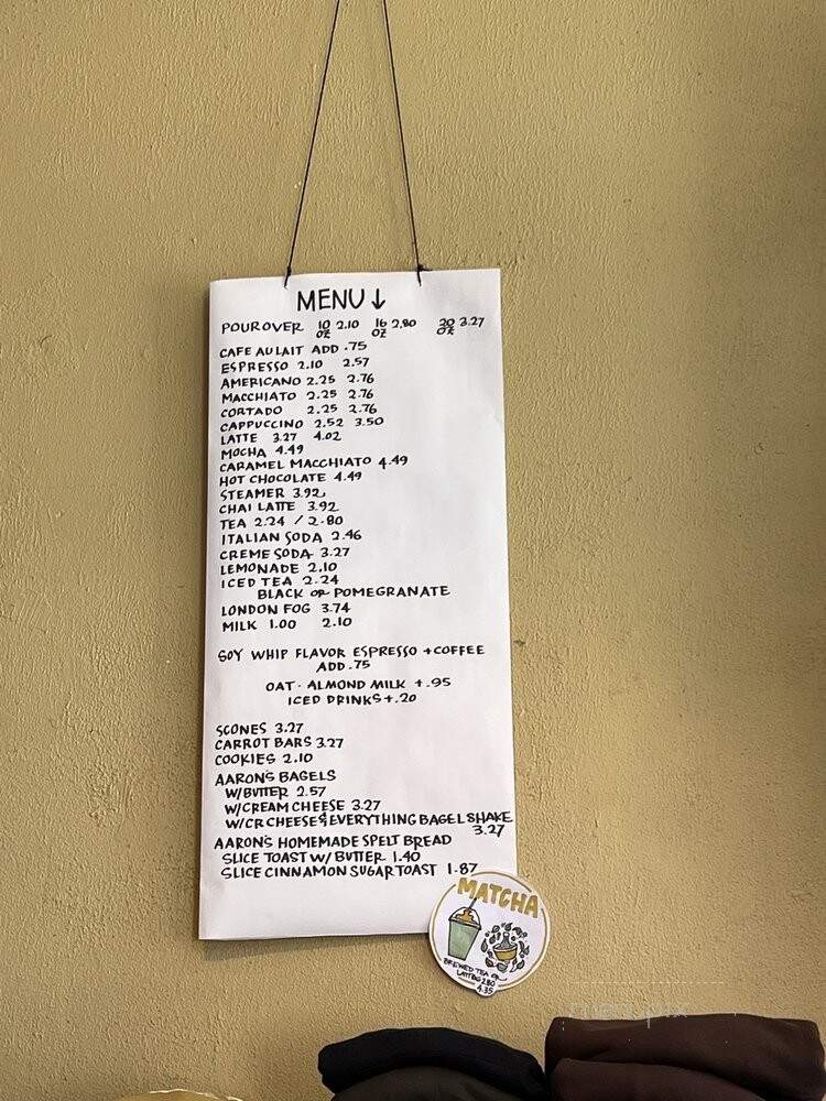 Fuel - Mount Vernon, IA menu_pic