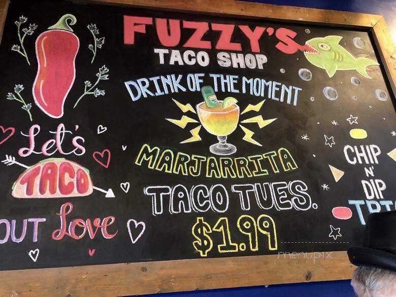 Fuzzy's Taco Shop - Abilene, TX menu_pic