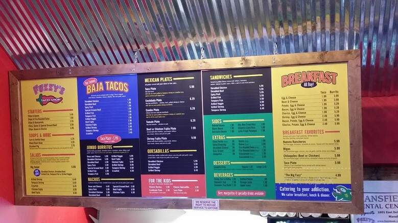 Fuzzy's Taco Shop - Mansfield, TX