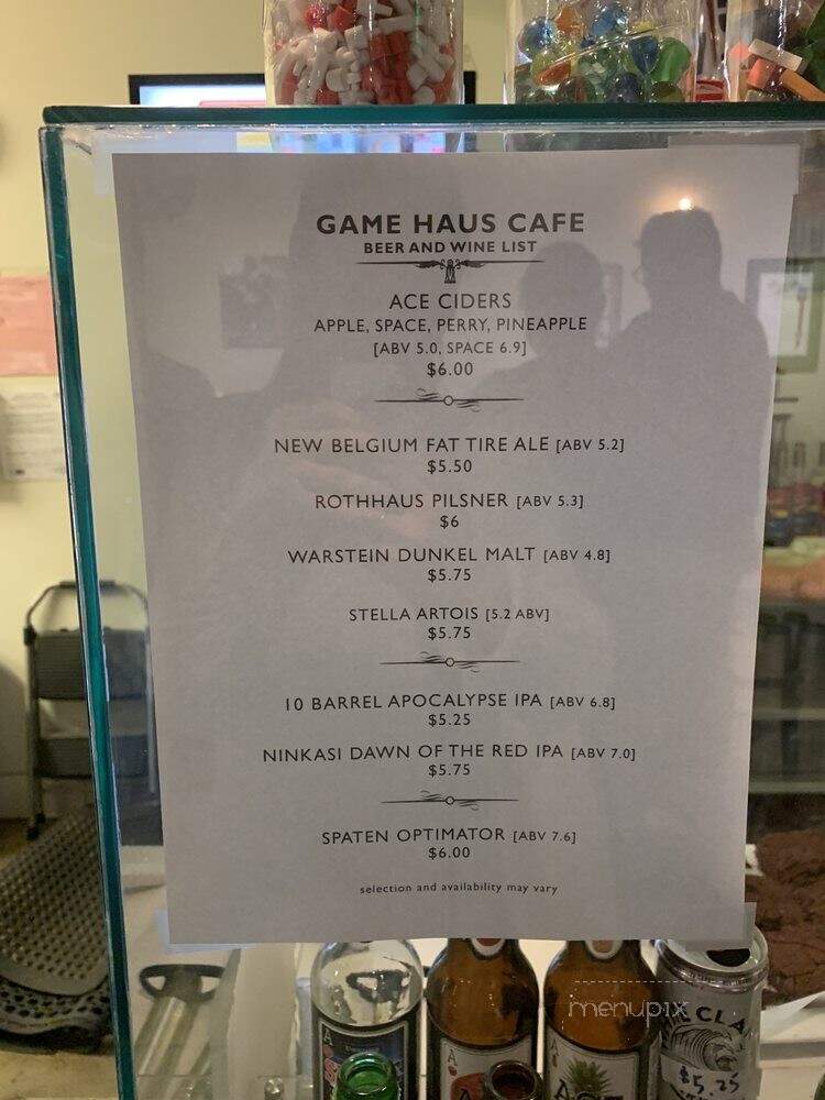 Game Haus Cafe - Glendale, CA menu_pic