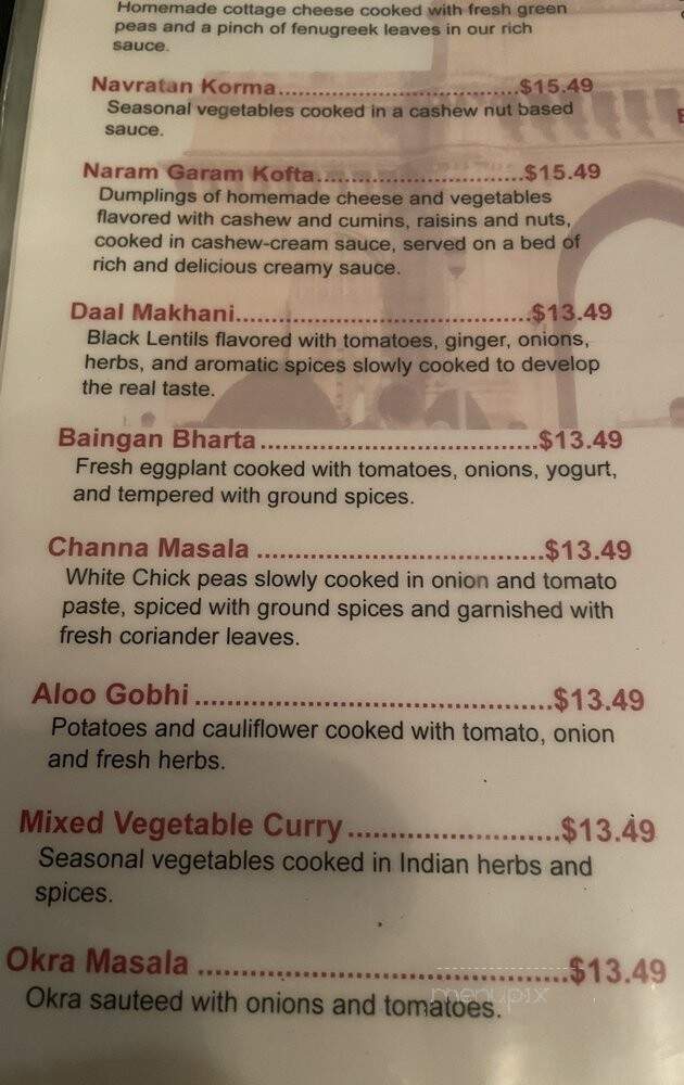 Gateway to India - St Petersburg, FL menu_pic