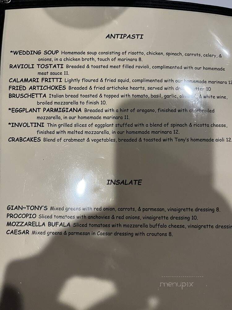 Gian-Tonys - Saint Louis, MO menu_pic