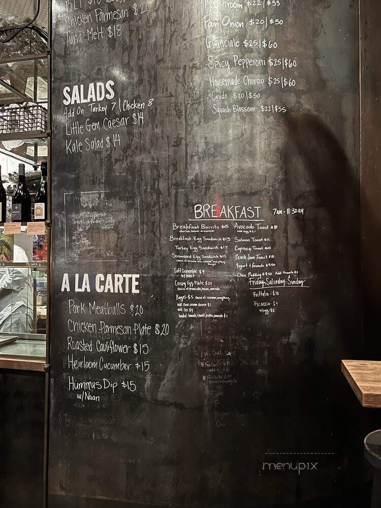 Gjelina Take Away (GTA) - Venice, CA menu_pic