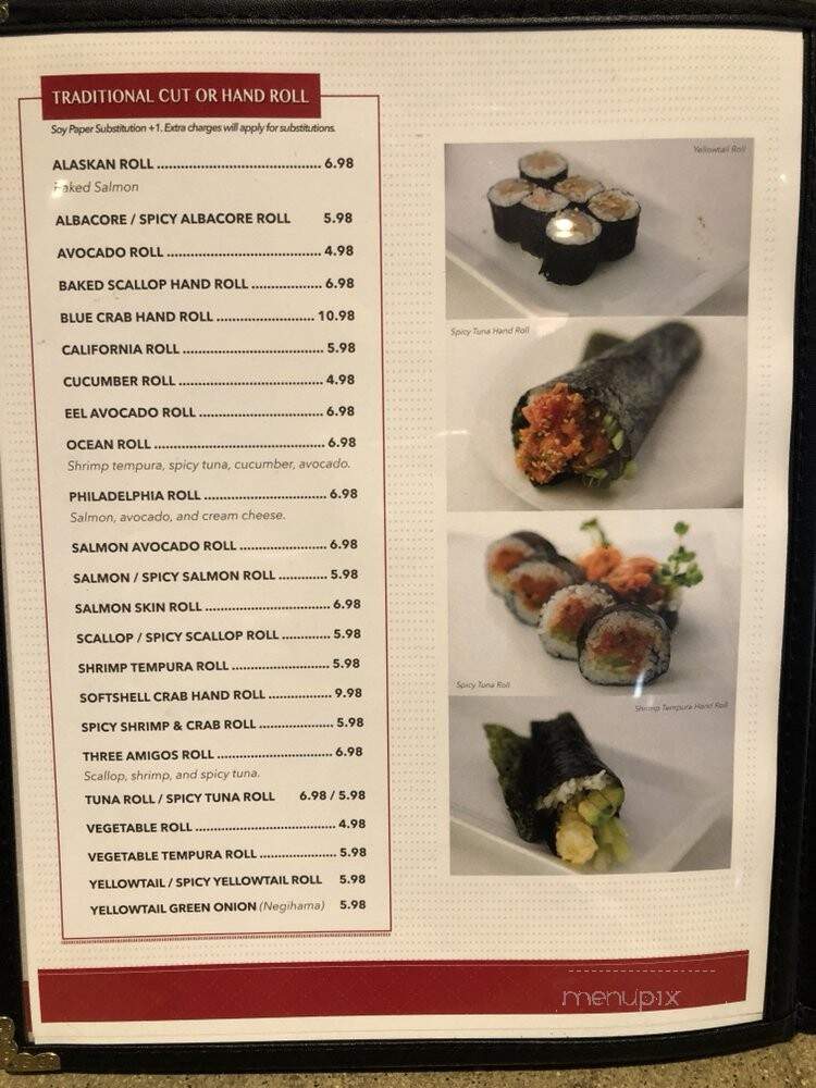 Gohan Japanese Bistro - Tustin, CA menu_pic