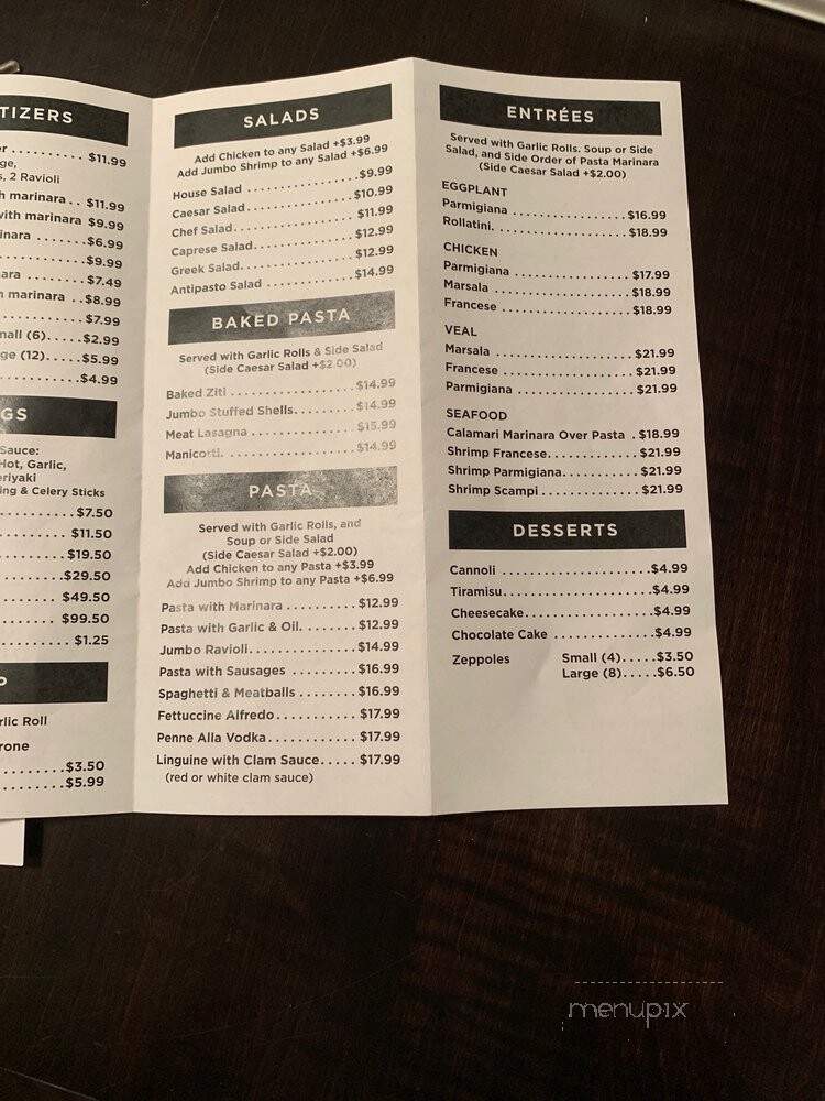 Grandma's Brookln Pizzaria - Royal Palm Beach, FL menu_pic