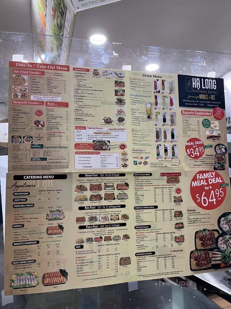 Ha Long Vietnamese Cuisine - Irvine, CA menu_pic