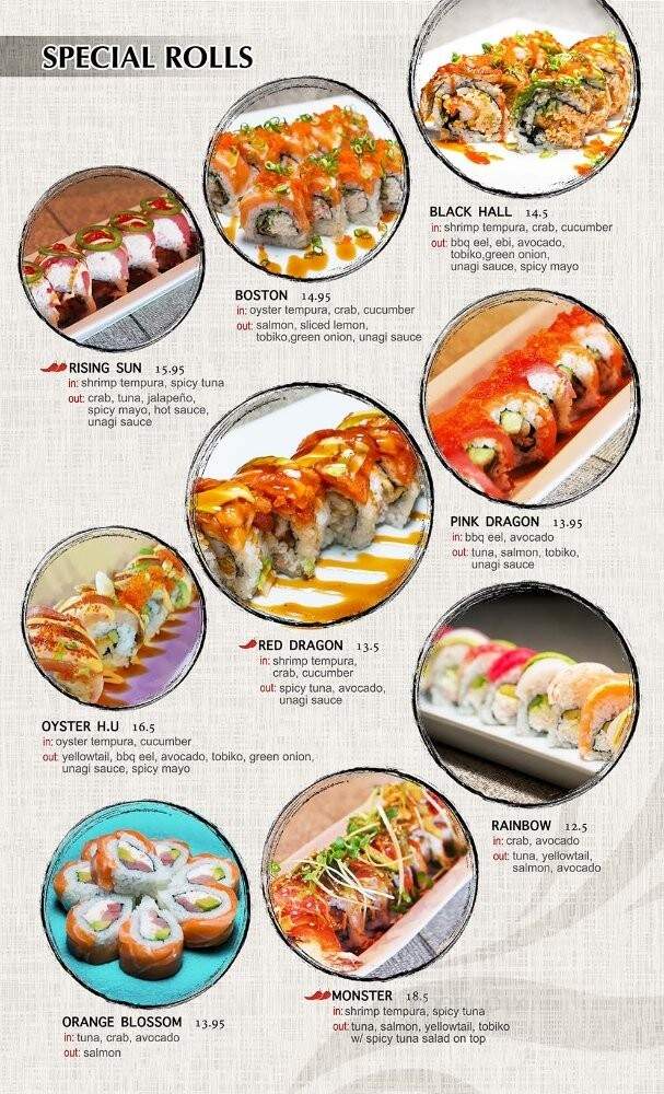 Hanabi Sushi - Mountain View, CA menu_pic