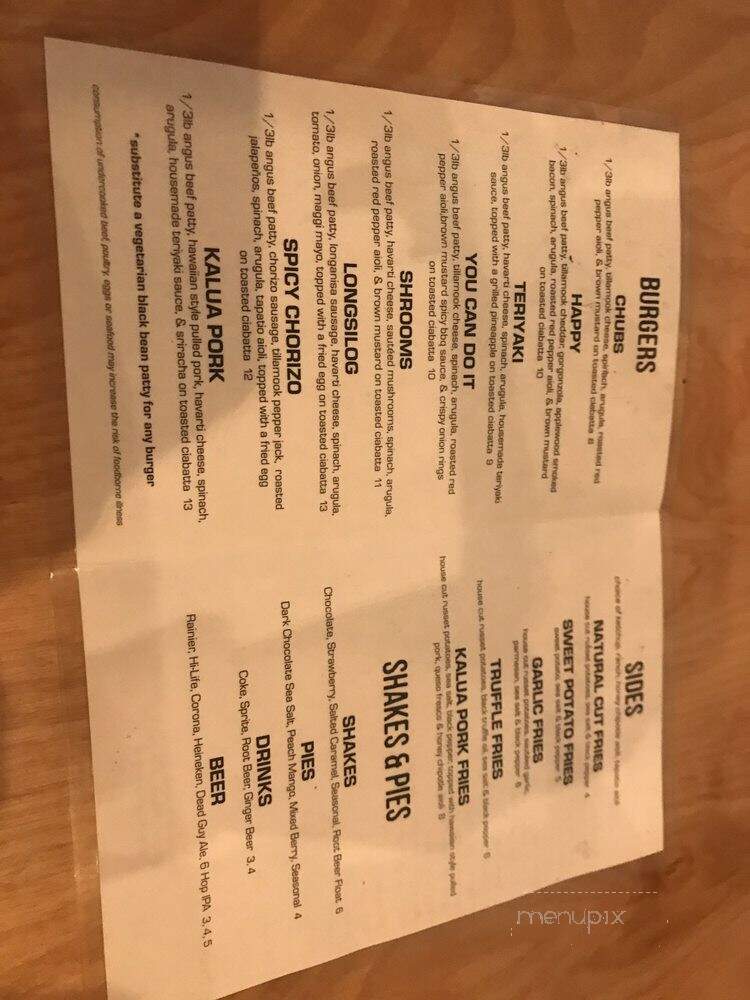 Happy Grillmore - Seattle, WA menu_pic