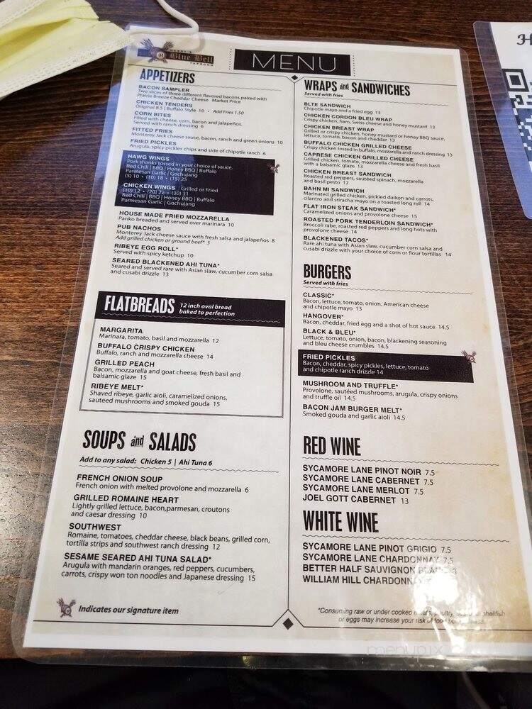 Harry's Blue Bell Taproom - Blue Bell, PA menu_pic