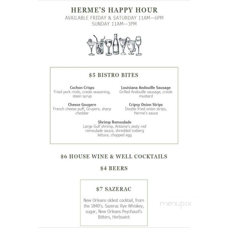 Hermes Bar - New Orleans, LA menu_pic