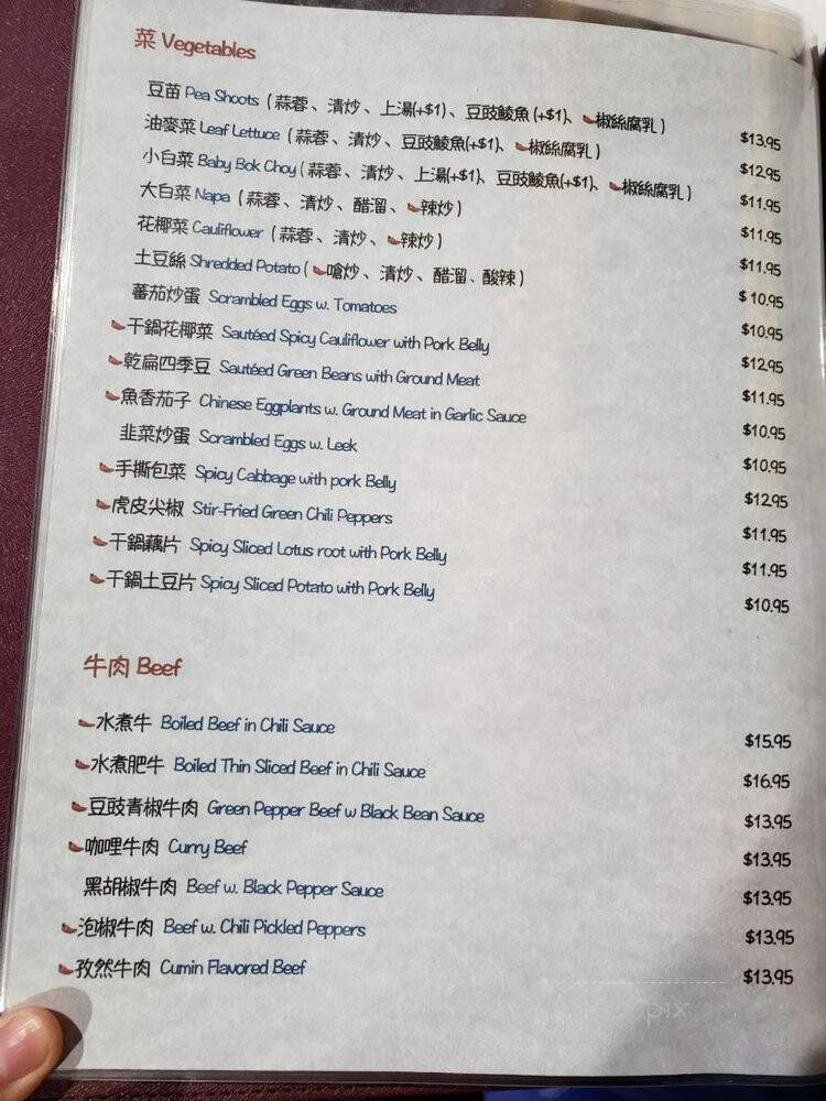 Hong's Cafe - East Lansing, MI menu_pic