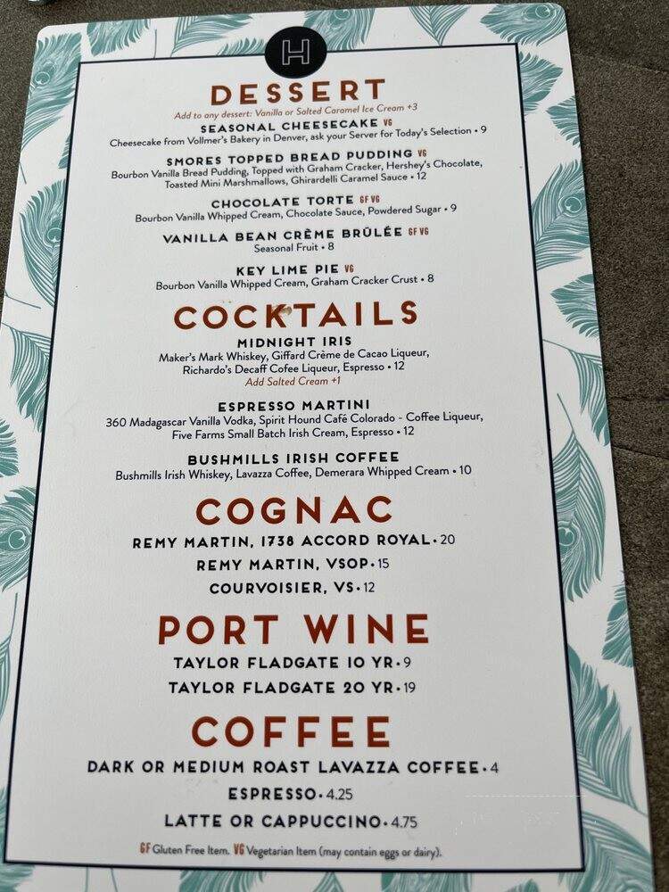 Humboldt: Farm Fish Wine - Denver, CO menu_pic