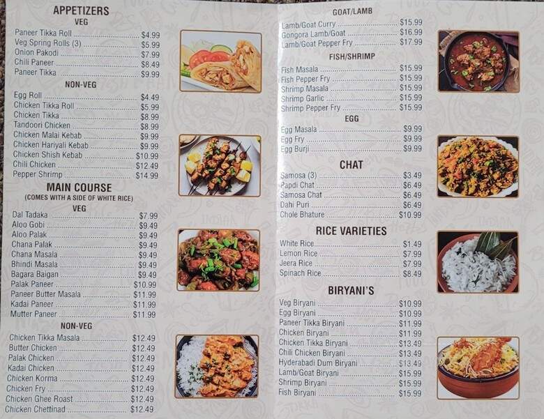 Hyderabadi Biryani & Chat - Flushing, NY menu_pic