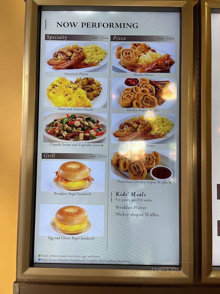 Intermission Food Court - Lake Buena Vista, FL menu_pic