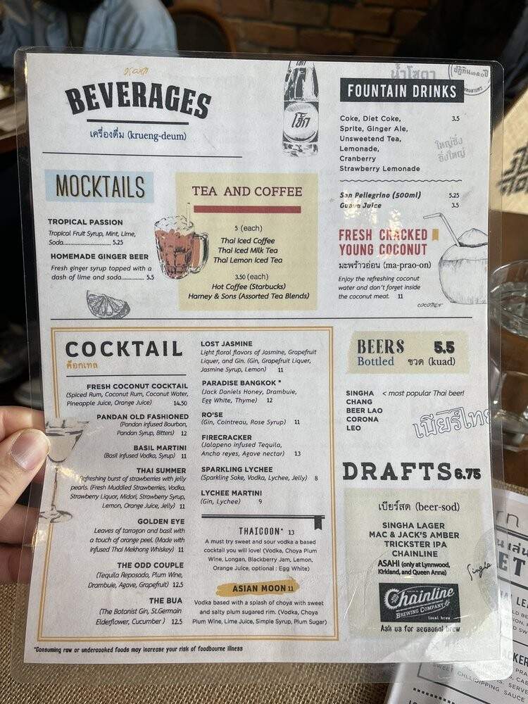 Isarn Thai Soul Kitchen - Kirkland, WA menu_pic