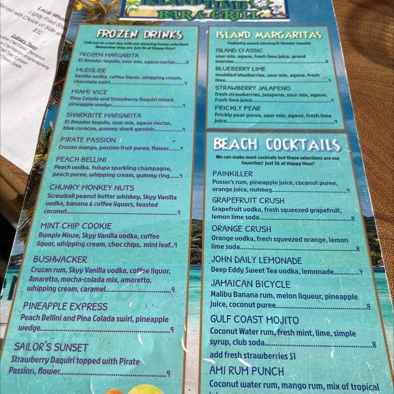 Island Time Bar & Grill - Bradenton Beach, FL
