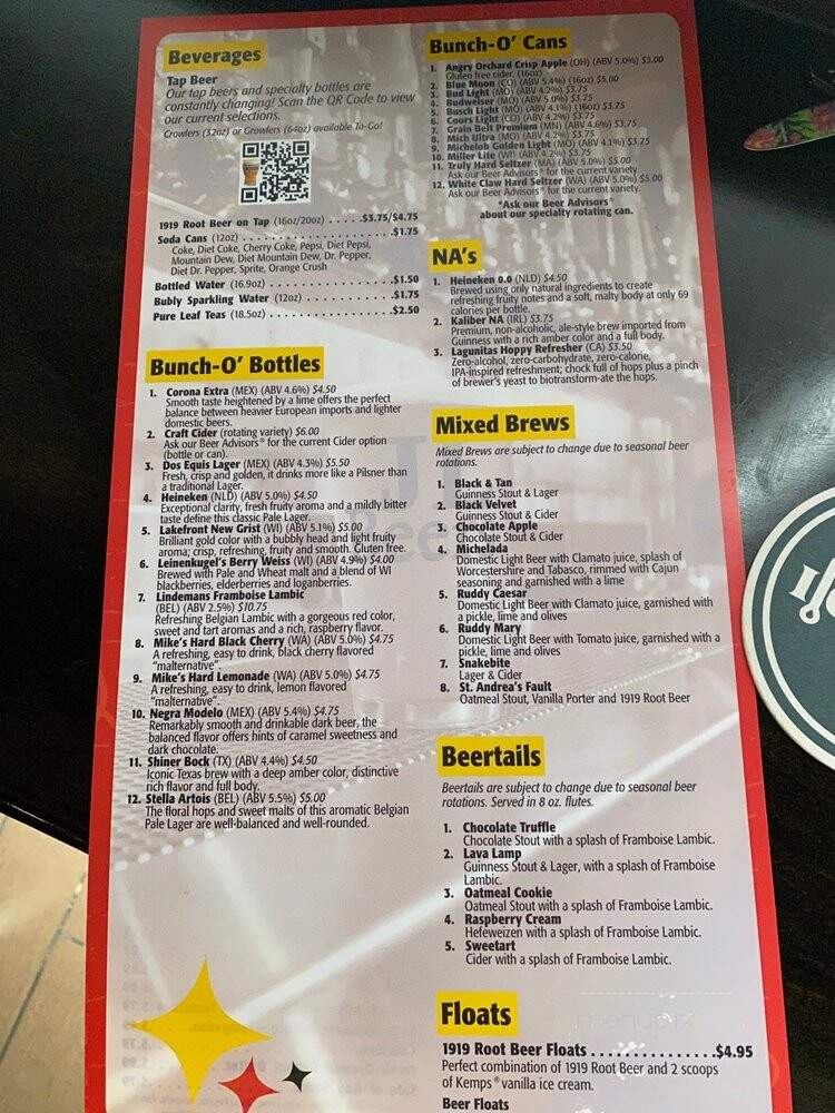 JL Beers - Fargo, ND menu_pic