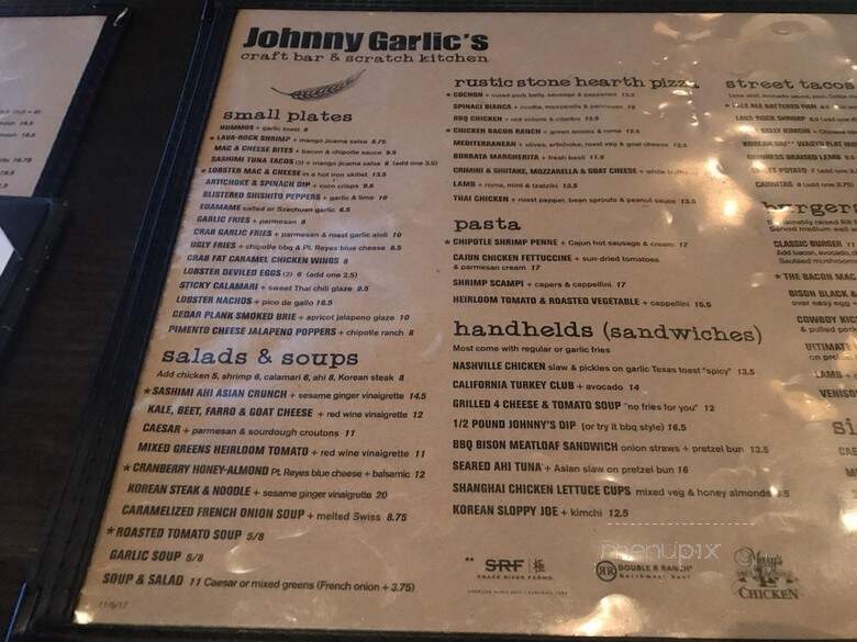 Johnny Garlics - Brentwood, CA menu_pic