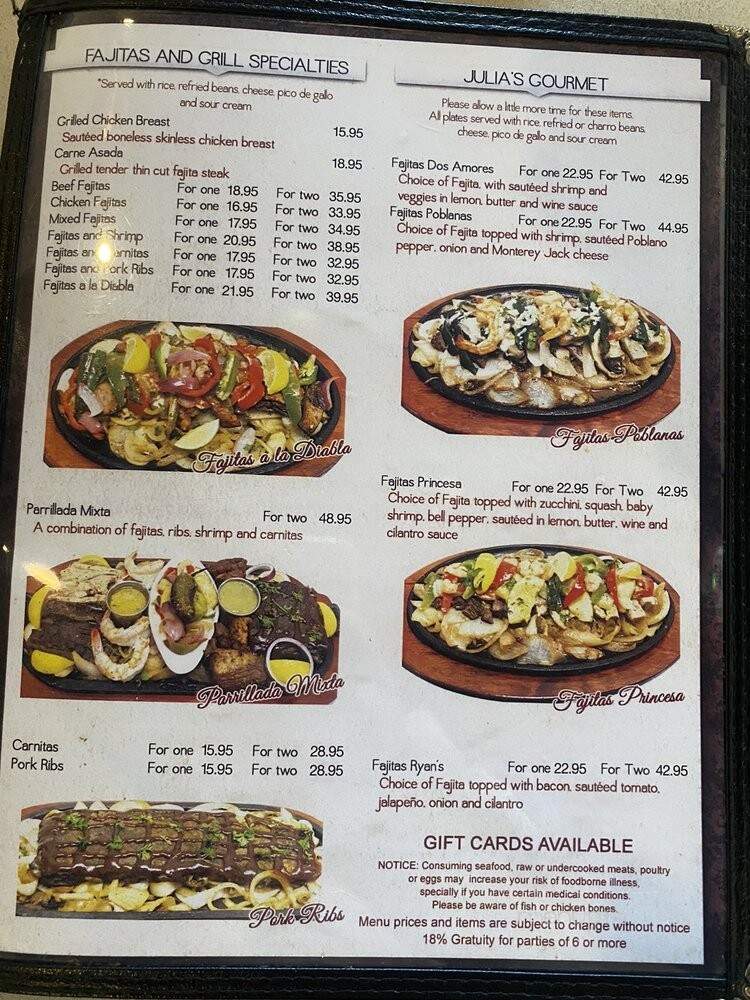 Julia's Mexican Grill - Humble, TX