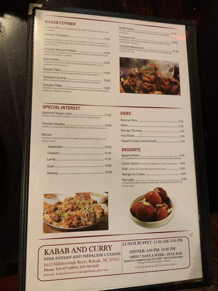 Kabab and Curry - Raleigh, NC