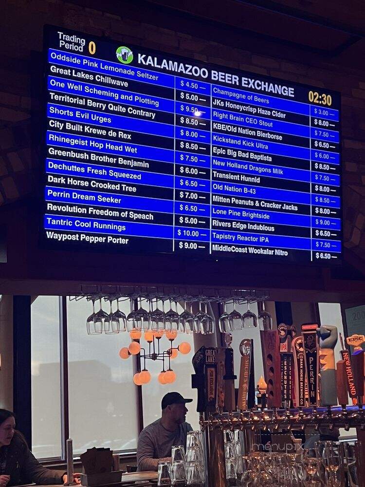 Kalamazoo Beer Exchange - Kalamazoo, MI menu_pic