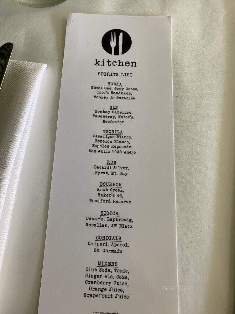 Kitchen - West Palm Beach, FL menu_pic