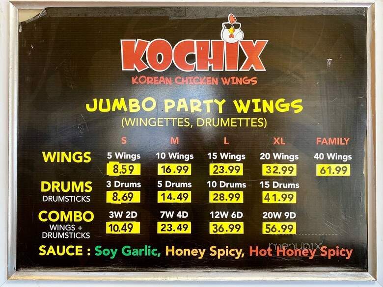 Kochix Chicken - Washington, DC menu_pic