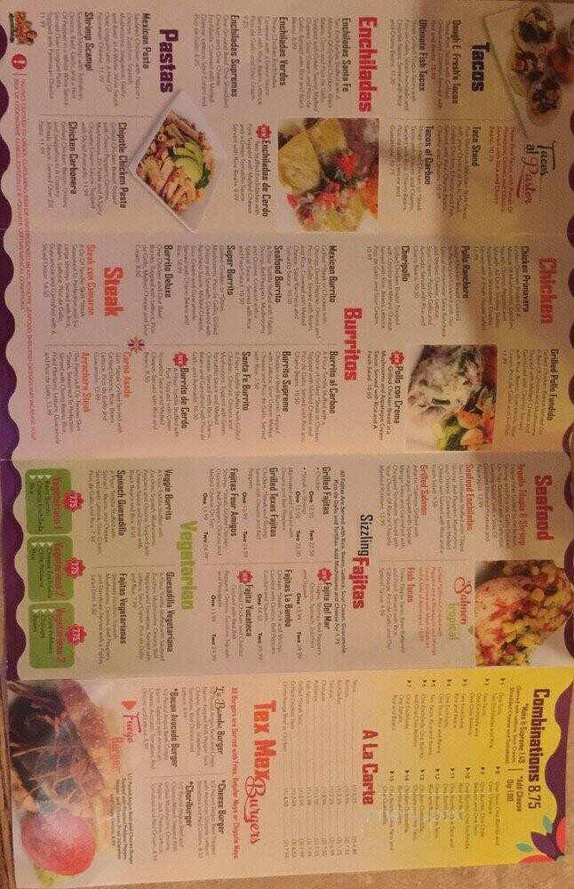 La Bamba - Kennesaw, GA menu_pic