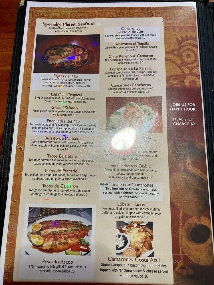 La Parrilla - Ventura, CA menu_pic