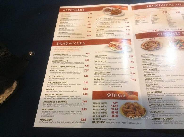 La Pizza Banca - Laurel, MD menu_pic