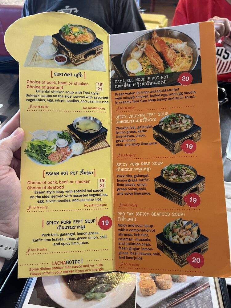 Lacha Somtum Thai Restaurant - Los Angeles, CA menu_pic