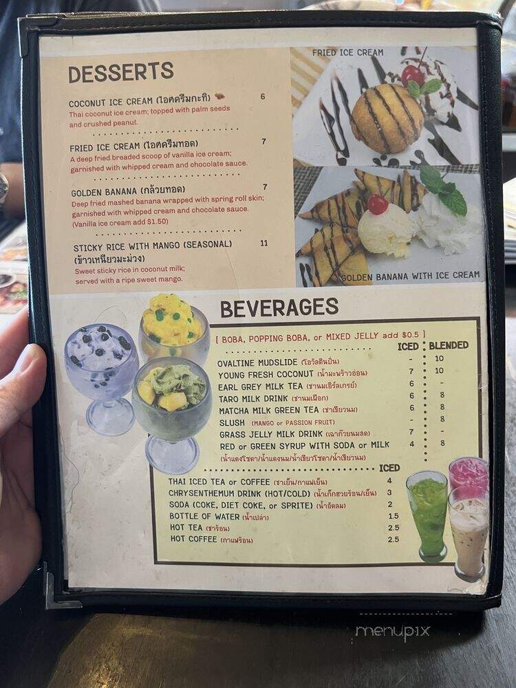 Lacha Somtum Thai Restaurant - Los Angeles, CA menu_pic