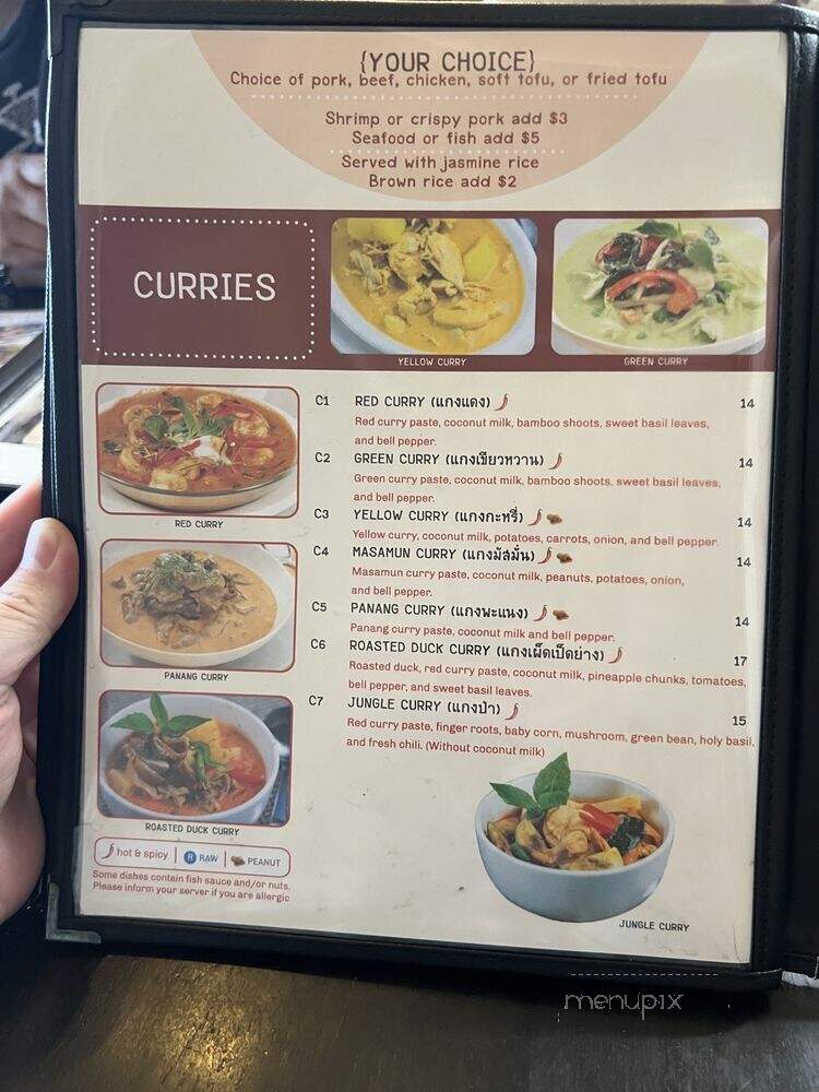 Lacha Somtum Thai Restaurant - Los Angeles, CA menu_pic