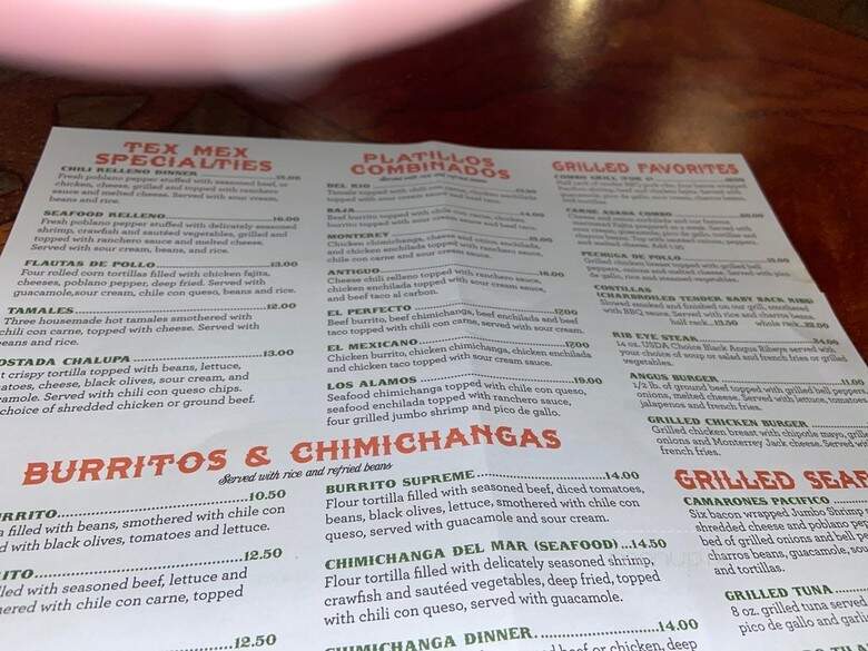 Las Palmas Mexican Restaurant - Baton Rouge, LA menu_pic