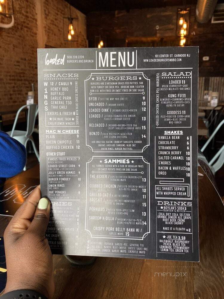 Loaded - Garwood, NJ menu_pic
